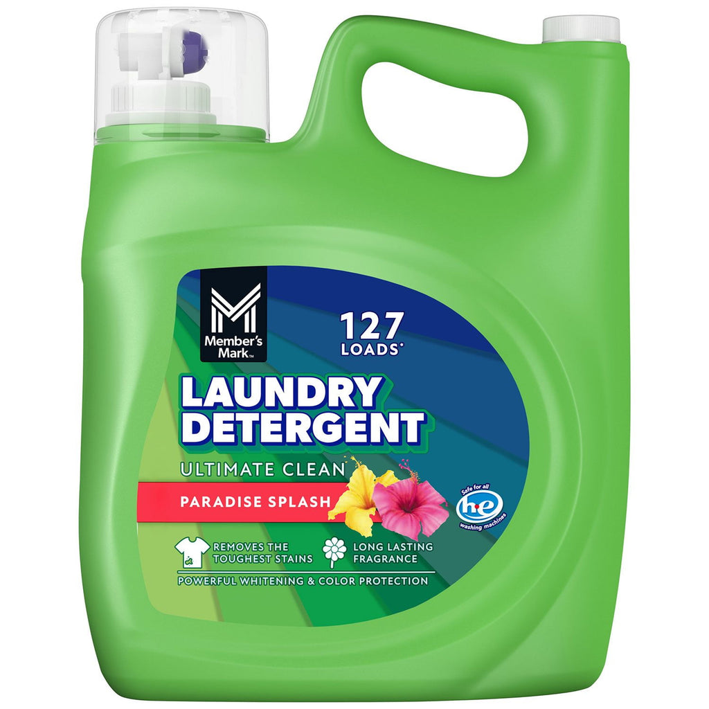 Member's Mark Liquid Laundry Detergent, Paradise Splash Scent (196 fl. oz., 127 loads)