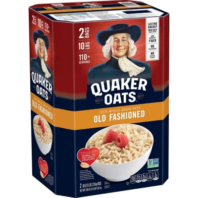 Quaker Old Fashioned Oats (5lb, 2pk)