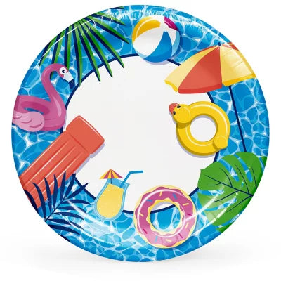 Member's Mark Pool Party Paper Plates, (85 ct.)