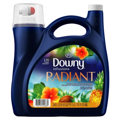 Downy Infusions Liquid Fabric Softener, Refresh, Pineapple & Coconut Grove, (115 fl.oz.)