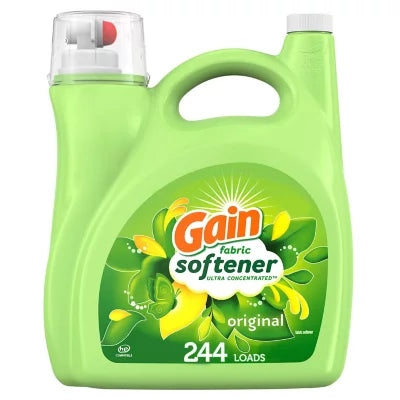 Gain Liquid Fabric Softener, Original (244loads, 165oz.)