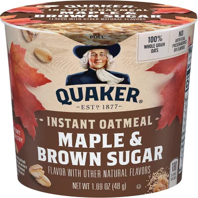 Quaker Instant Oatmeal Flavor Variety Express Cups, (12ct.)
