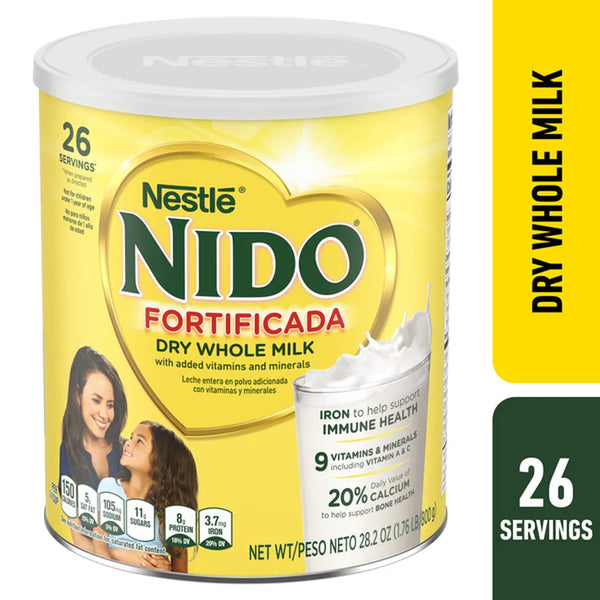 Nestle Nido Fortificado Powdered Milk (28.2oz)