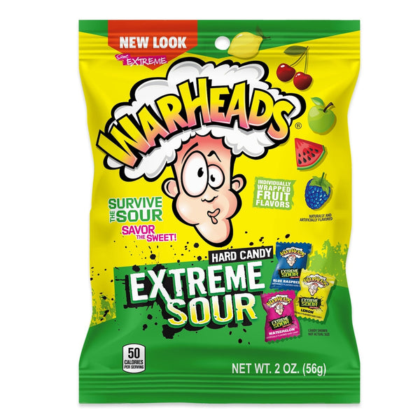 Warheads Extreme Sour Hard Candy, (2oz.)