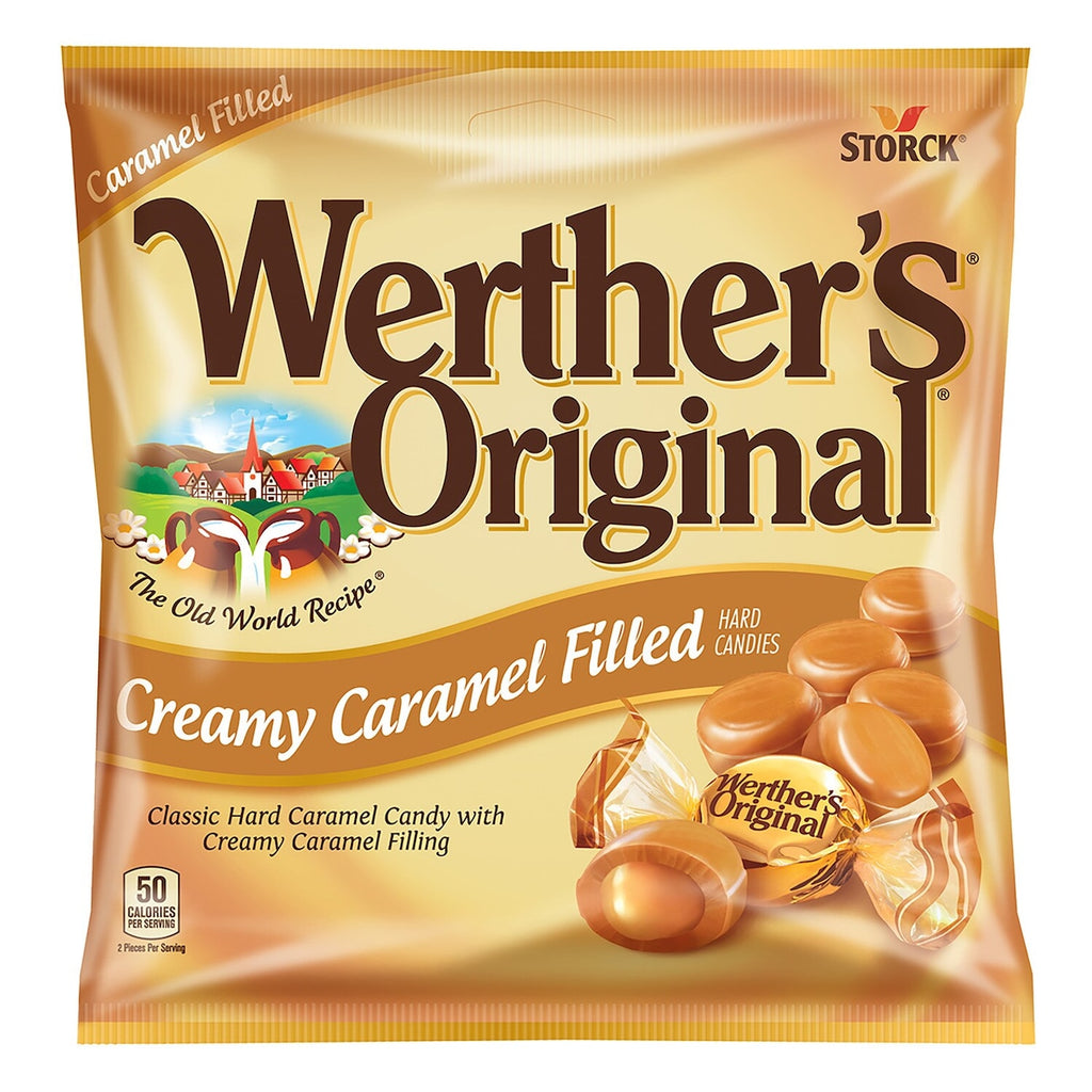 Werther's Original Creamy Caramel-Filled Hard Candies, (2.65oz.)