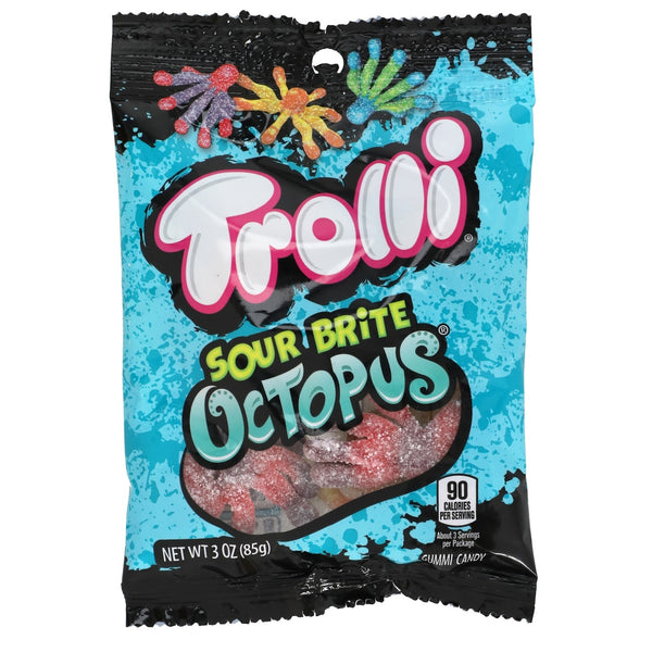 Trolli Sour Brite Octopus Gummies, (3oz.)