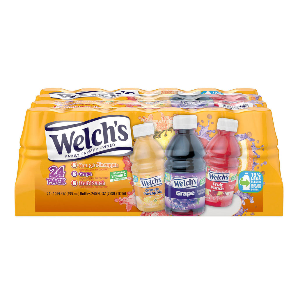 Welch's Variety Pack Juice, (24/10oz.)