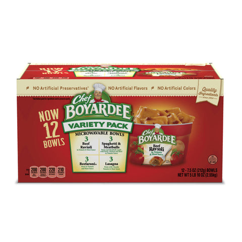 Chef Boyardee Variety Pack (7.5 oz., 12pk.)