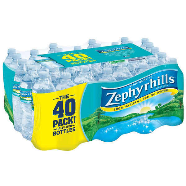 Zephyrhills 100% Natural Spring Water (16.9 oz. bottles, 40 pk.)