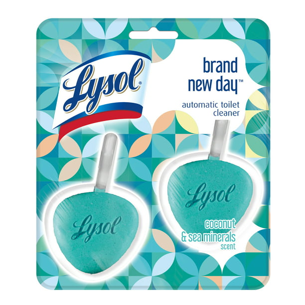 Lysol Automatic Toilet Bowl Cleaner, Brand New Day (2-Pack)
