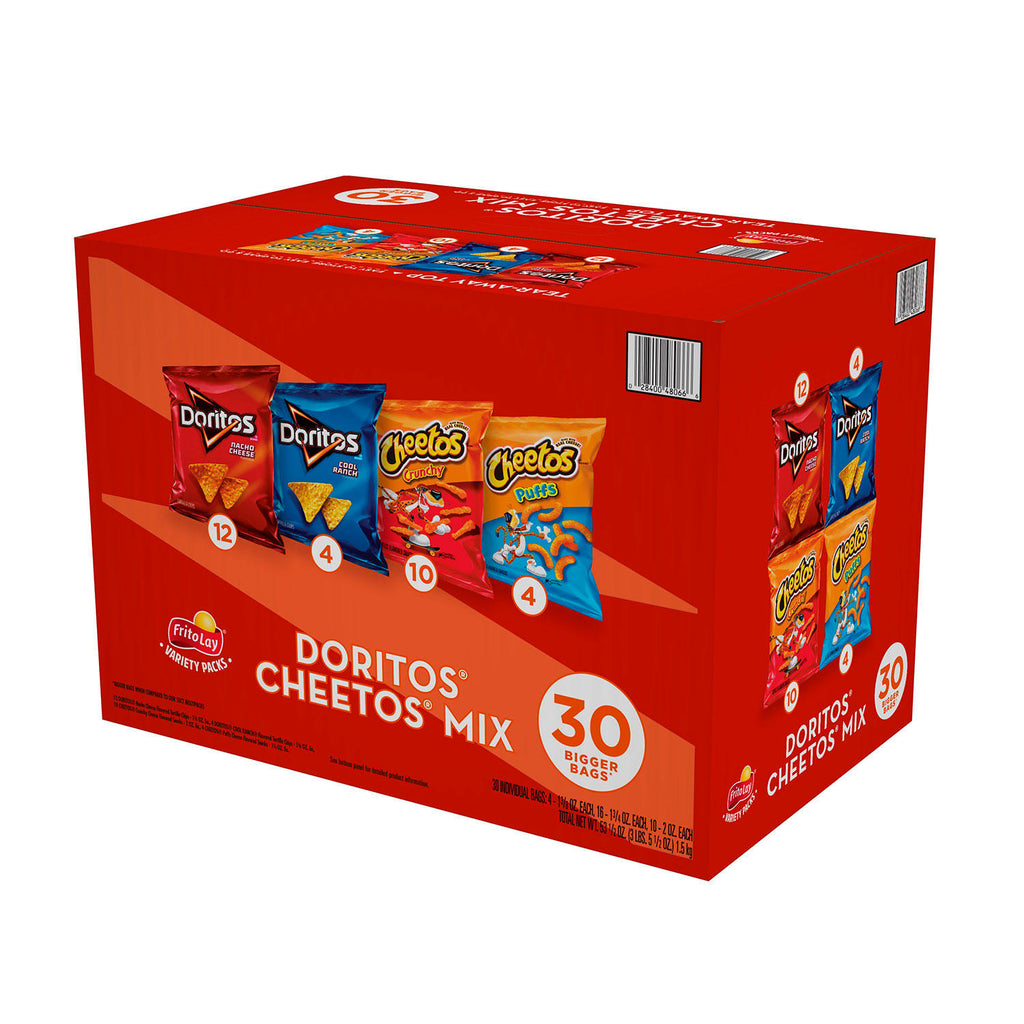 Frito-Lay Doritos & Cheetos Mix Variety Pack (30ct.)