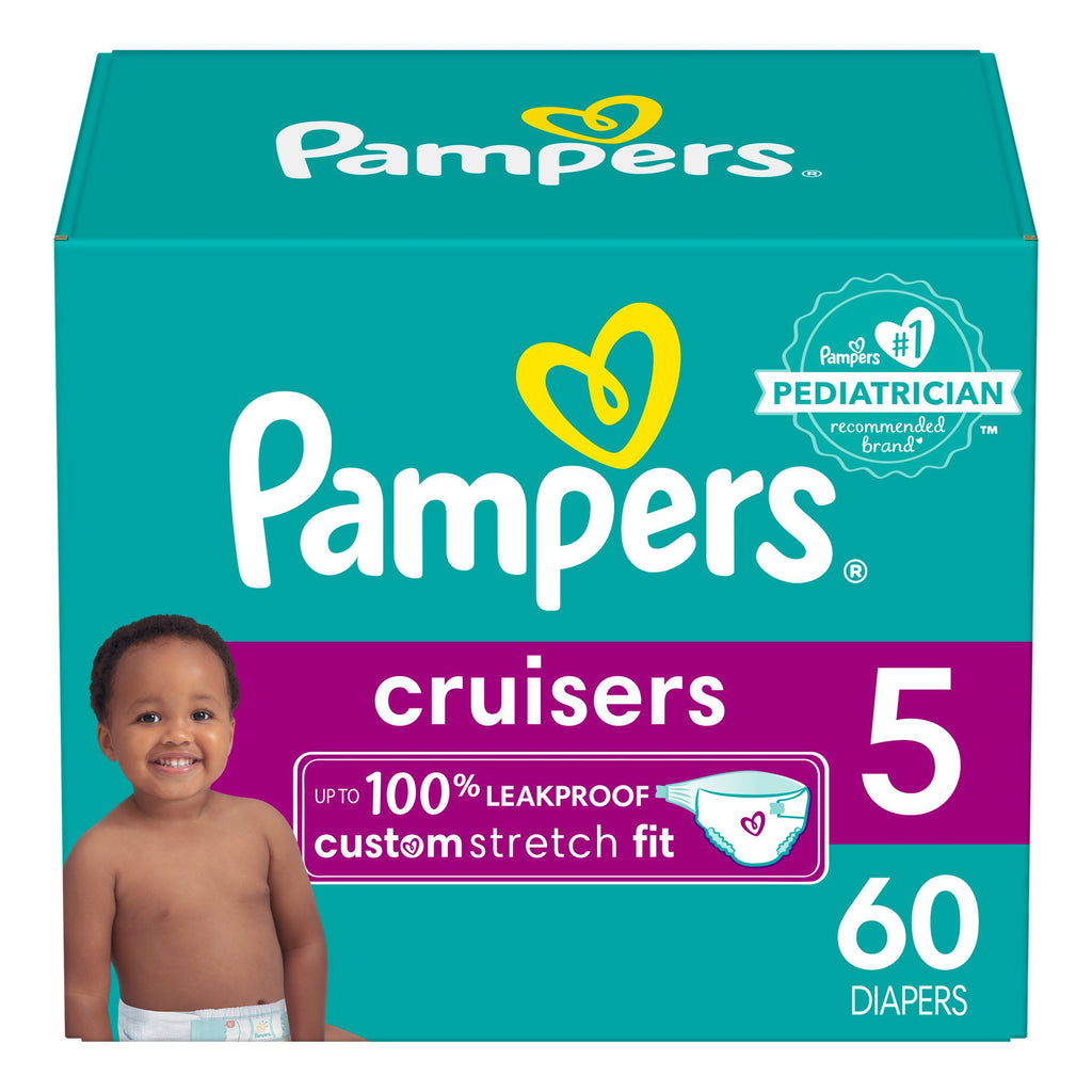 Pampers Cruisers Diapers Size 5, (60ct.)