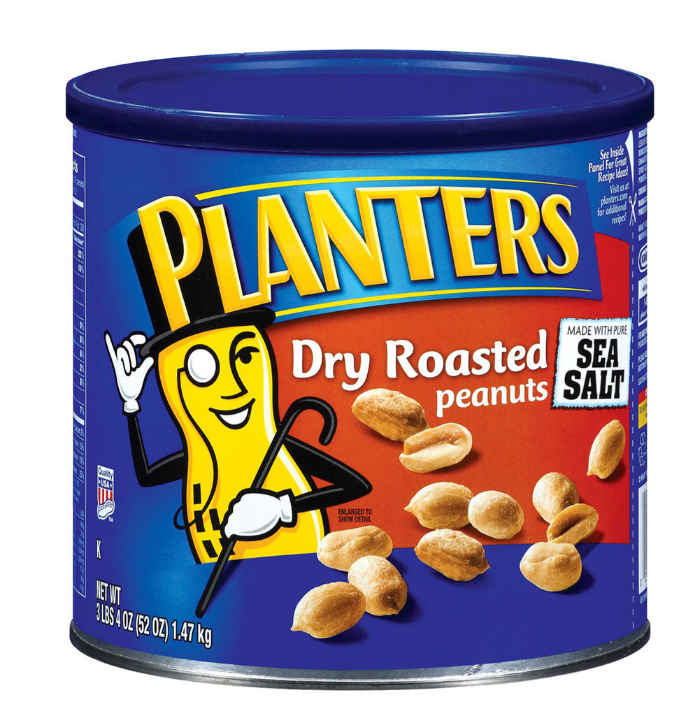 Planters Dry Roasted Peanuts, 52 oz.