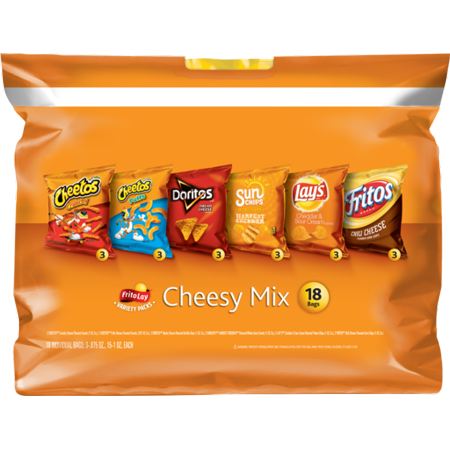 Frito-Lay Cheesy Mix Variety Pack (18ct.)