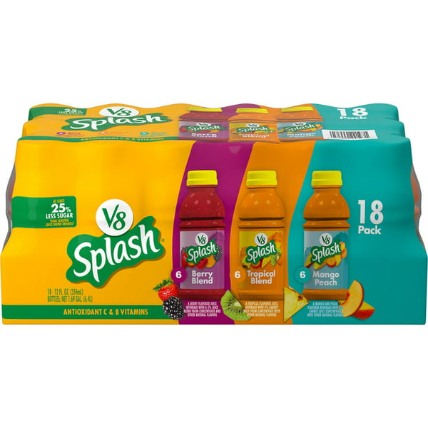 V8 Splash Variety Juice, (18/12oz.)