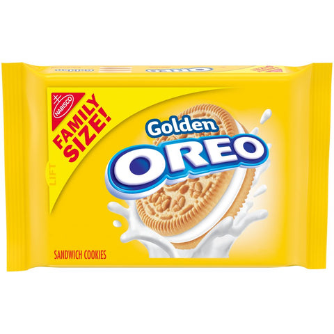 OREO Golden Sandwich Cookies, Family Size, (19.1oz.)