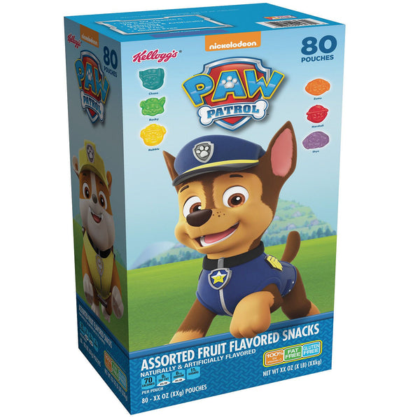 Paw Patrol Assorted Fruit Flavored Snacks (80 ct.)