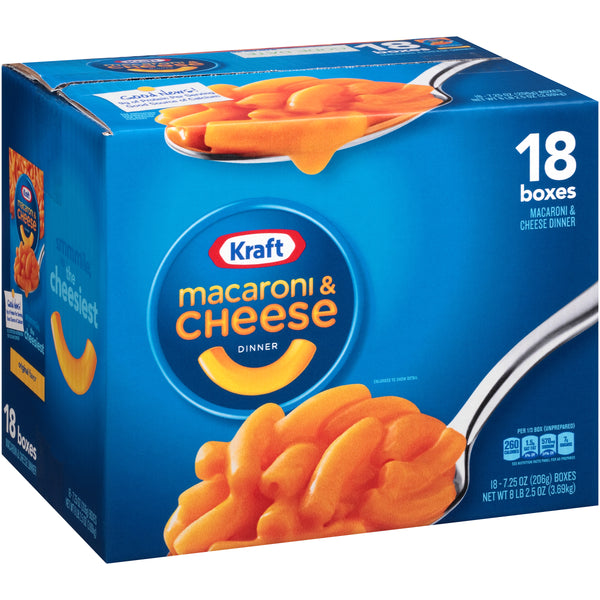 Kraft Macaroni and Cheese Dinner Box, (7.25oz.)