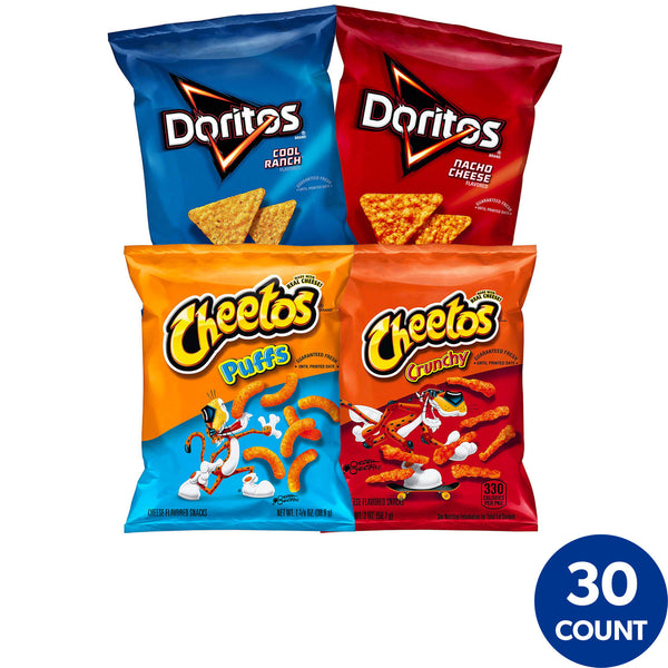 Frito-Lay Doritos & Cheetos Mix Variety Pack (30ct.)