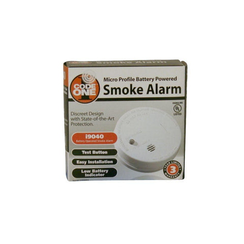 Kidde Battery Operated Smoke Detector w/Ionization Sensor