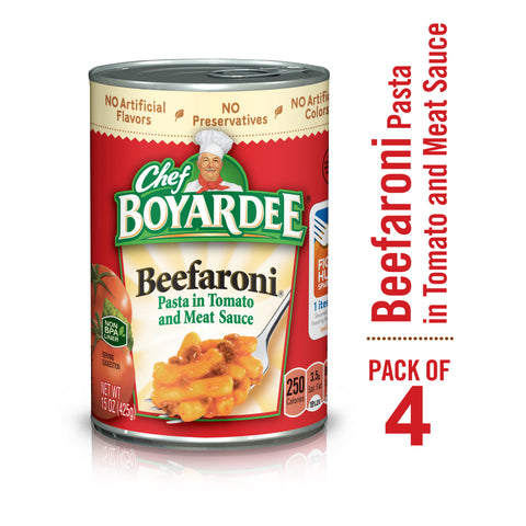 Chef Boyardee Beeforni, (15oz., 4pk.)