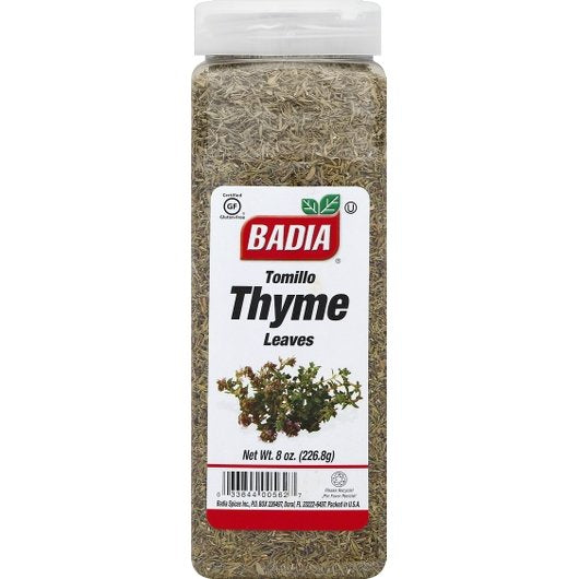 Badia Thyme Leaves, (8oz.)