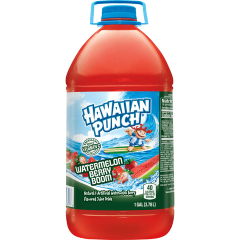 Hawaiian Punch, Watermelon Berry Boom, (1gal.)