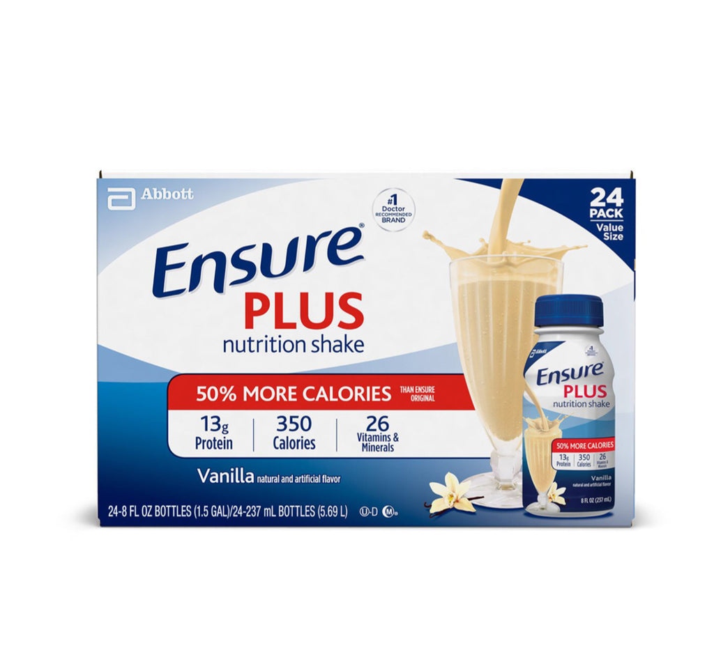 Ensure Plus Nutrition Shake, Vanilla (8 fl. oz., 24 ct.)
