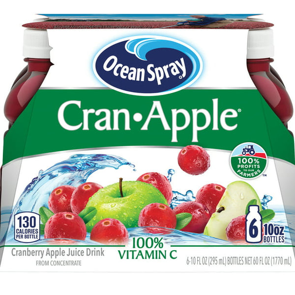Ocean Spray Juice Cocktail, Cran-Apple (6/10 oz.)