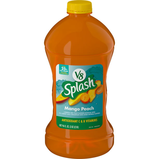 V8 Splash Juice, Mango Peach, (96oz.)