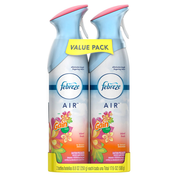 Febreze AIR Effects Air Freshener with Gain Island Fresh (2ct., 8.8oz)