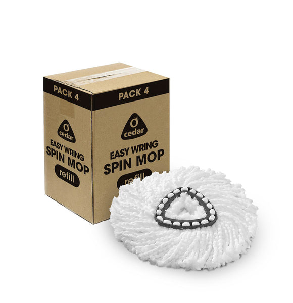 O-Cedar Easy Wring Spin Mop Microfiber (4 Refills)