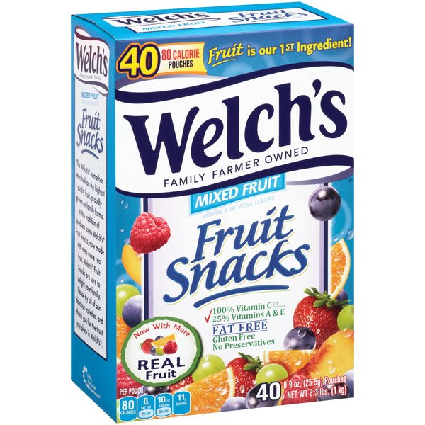 Welch's Fruit Snacks, Mixed Fruit (40 ct.)