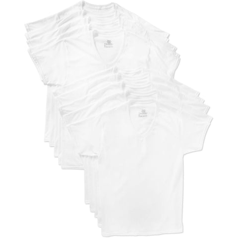 Hanes ComfortSoft Tagless V-Neck Undershirt, (10-Pack)