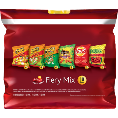 Frito-Lay Fiery Mix Variety Pack (18ct.)