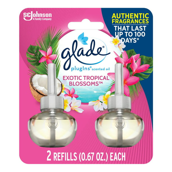 Glade PlugIns (2 Refills), Exotic Tropical Blossoms