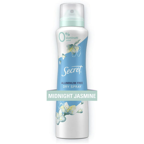 Secret Dry Spray Deodorant, Midnight Jasmine (4.1oz.)