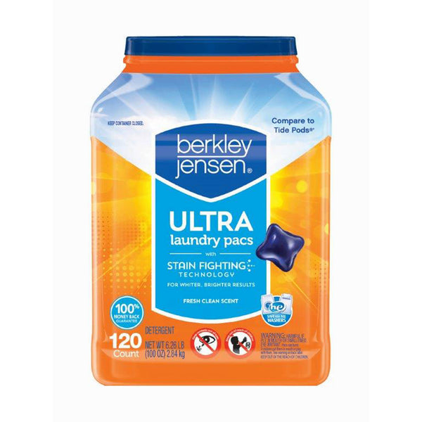Berkley Jensen Ultra Laundry Pacs, (120 ct.)