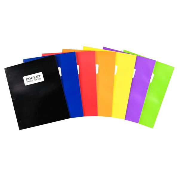 Pen+Gear, Two Pocket Paper Folder, (Various Folders)