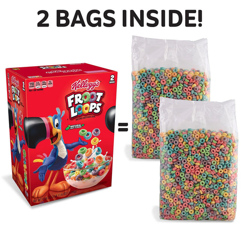 Kellogg's Froot Loops Cereal, (43.6oz.)