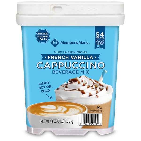 Member's Mark French Vanilla Cappuccino Beverage Mix, (48 oz.)