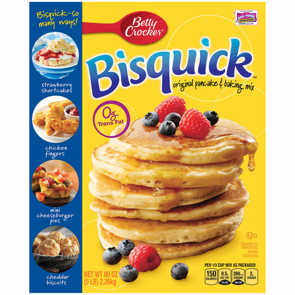 Betty Crocker Bisquick Original Pancake & Baking Mix, (80 oz.)