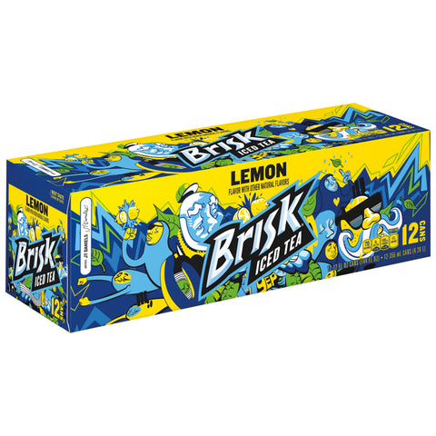 Lipton Brisk Lemon Iced Tea, (12oz)