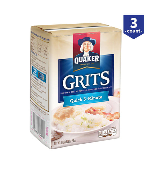 Quaker Quick 5-Minute Grits, (5lb., 3pk.)