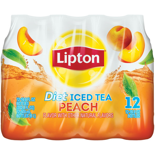 Lipton Diet Peach Iced Tea (12 pk., 16.9 floz.)