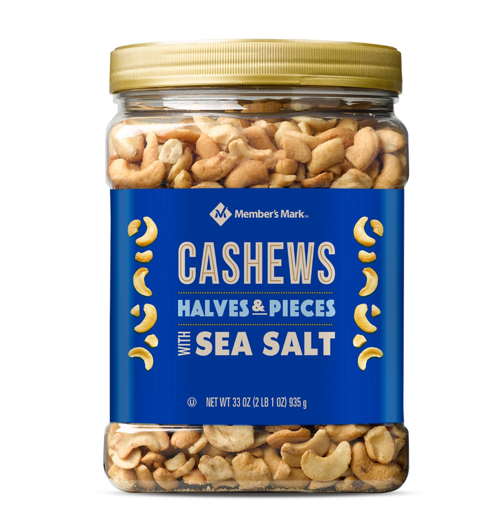Member's Mark Cashew Halves and Pieces with Sea Salt (33 oz.)