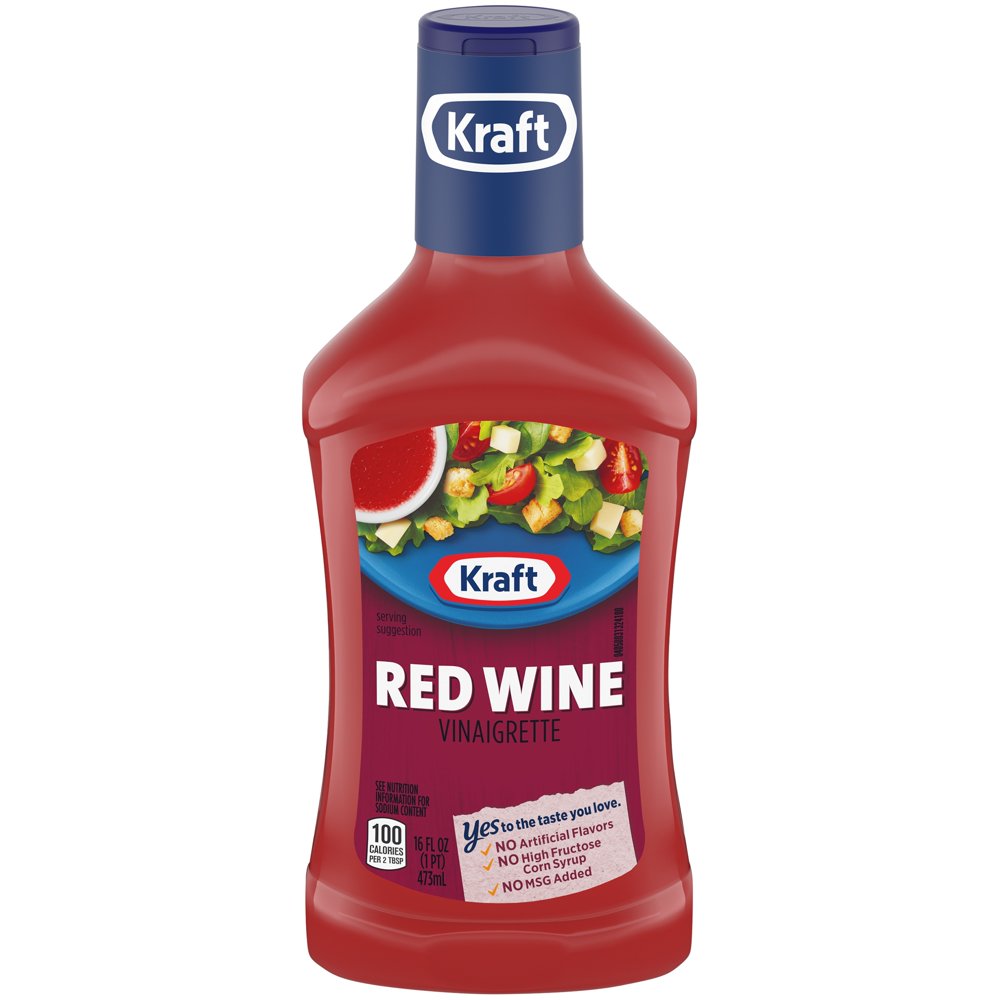 Kraft Honey Red Wine Dressing, (16 fl.oz.)
