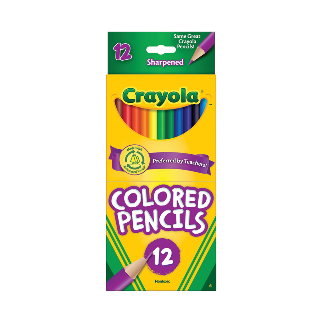 Crayola Colored Pencil Set in Assorted Colors, (12ct.)