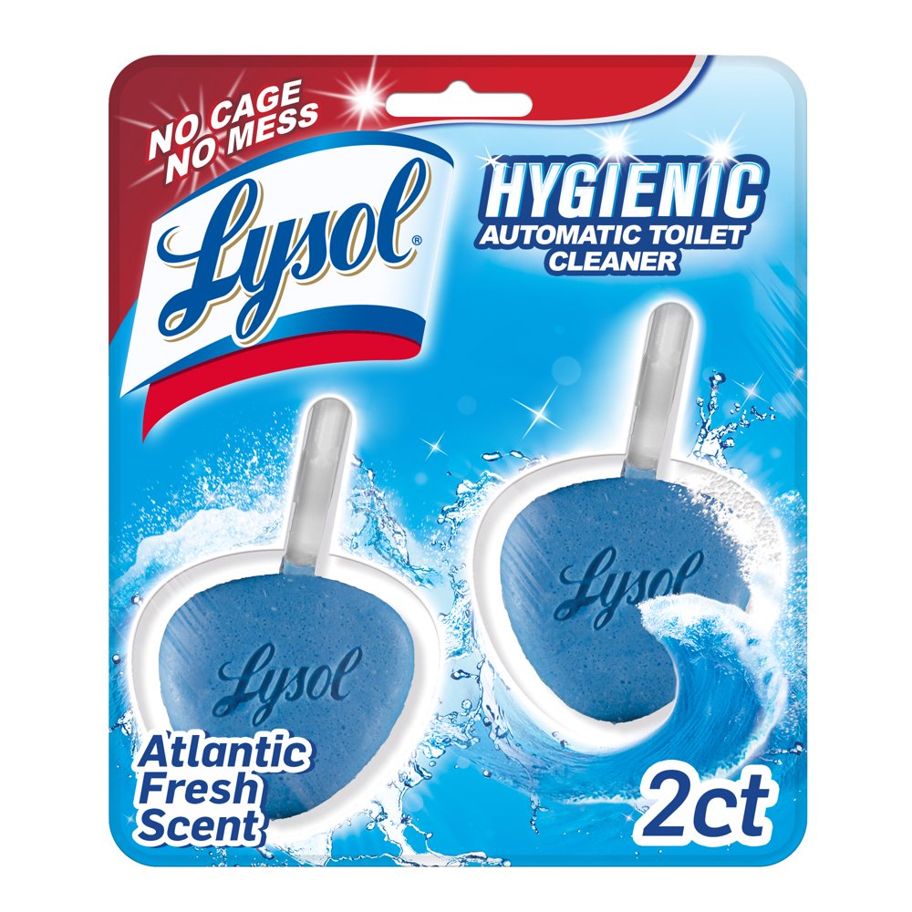 Lysol Automatic Toilet Bowl Cleaner, Atlantic Fresh (2-Pack)