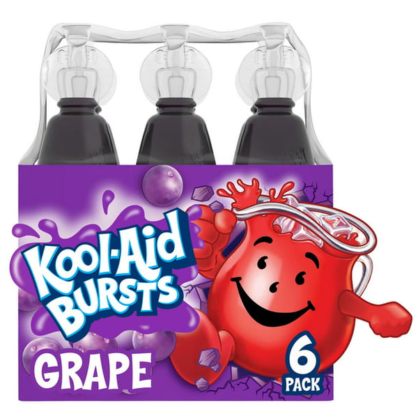 Kool-Aid Bursts Kids Drink, Grape (6ct./6.75oz.)